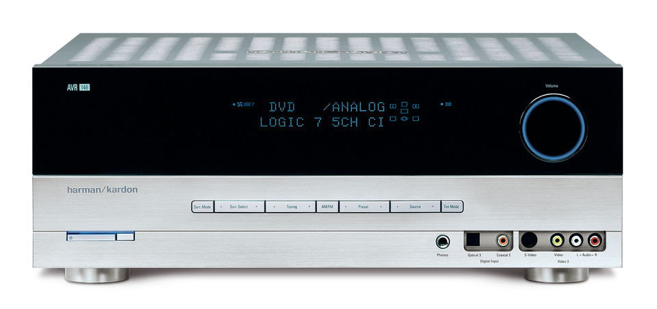 AVR 146 - Black - Audio/Video Receiver With Dolby Digital & DTS (40 watts x 2 | 30 watts x 5) - Hero